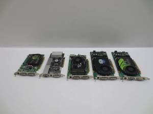 lot 1216 image: Lot of 5 Video Cards