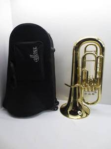lot 1247 image: Allora AAEU-204 Series 4-Valve Euphonium With Accessories