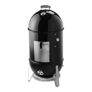 lot 2624 image: Weber Smokey Mountain Cooker Smoker- 18.5