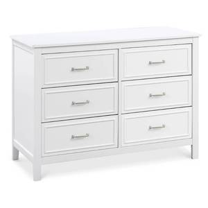 lot 2625 image: DaVinci Charlie 6-Drawer Double Dresser - White