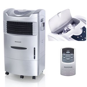 lot 2633 image: Honeywell - Portable Indoor Evaporative Air Cooler - GrayBlack