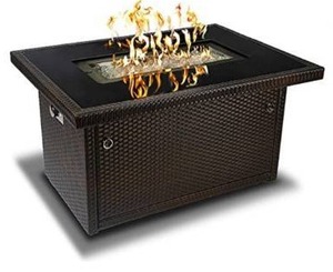lot 2635 image: Outland Living Series 401-espresso Brown Propane Fire Pit Table Espresso Brow...