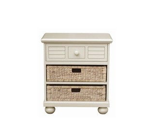 lot 2651 image: Sunset Trading Ice Cream at The Beach Nightstand, Antique White