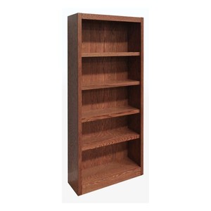 lot 2676 image: ECO-Flex furniture Wooden Bookcase Cherry Finish