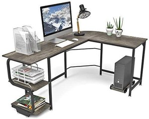 lot 2684 image: Teraves L Shape Desk And Corner Desk
