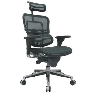 lot 2686 image: Ergohuman ME7ERG-W09-01W09-01 Black Mesh Hi Swivel chair