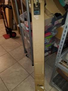 lot 2707 image: String Light Poles for Outdoors (Push Down Middle to Stay Strong Straight and Sturdy with LED Hanging Solar Bulbs for House Garden Cafe Wedding Party