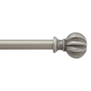lot 2721 image: Kenney Rachel 58 Standard Decorative Window Curtain Rod, 48-86, Italian Pewter