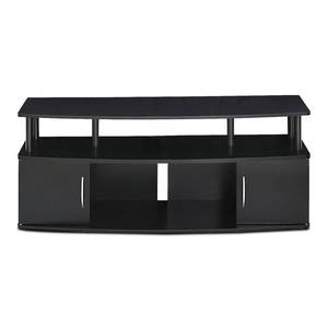 lot 2758 image: FURINNO JAYA Large Entertainment Stand for TV Up to 50 Inch, Blackwood