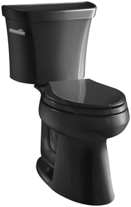 lot 2772 image: KOHLER Toilets Single Tank by it self Toilet in Black Black K-3979-7