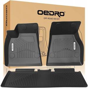 lot 2782 image: Seven Sparta 6PCS Floor Mats for Tesla Model 3 2017 2018 All-Weather Interior Set Rubber Waterproof Protection Mats Black