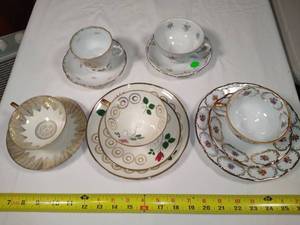 lot 41 image: Vintage teacups sets