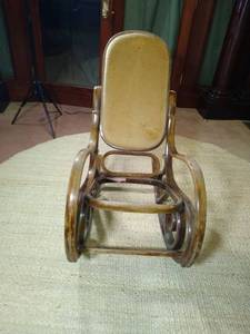 lot 54 image: Thonet Bentwood style project rocking chair
