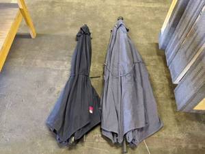 lot 5624 image: (2) Patio Umbrellas, No Pole