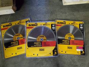 lot 5665 image: (3) New Dewalt 14in Metal Cutting Blade