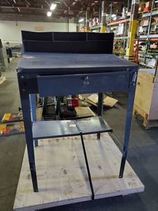 lot 5695 image: Metal Work Desk