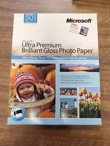 lot 8388 image: 50 Sheets of Ultra Premium Gloss Photo Paper