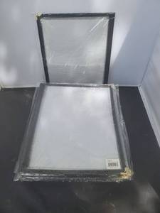 lot 8198 image: Lot of 25 Clear Plastic Menu Sleeves