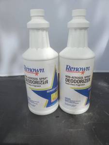 lot 8214 image: 2 Bottles of Renown Non Aerosal Spray Deodorizer