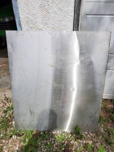 lot 8225 image: Sheet of Metal. Stainless