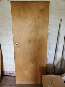 lot 8236 image: Brown Hollow Core Door