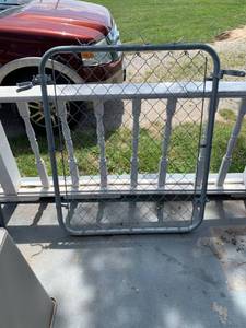 lot 8237 image: Chain Link Fence Gate 38 x 46 Inch
