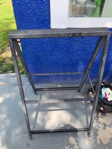 lot 8239 image: Double Sided A Frame Sign Holder