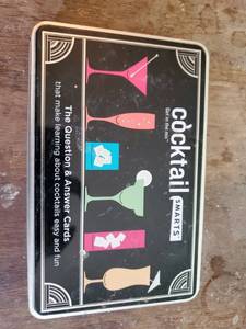 lot 8256 image: Coctail Smarts. Coctail Flash Cards.