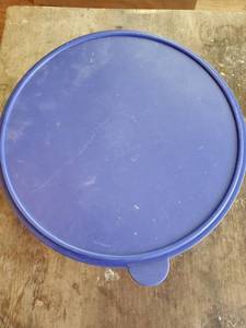 lot 8257 image: Tupperware Container with Blue Lid