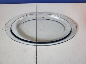 lot 8283 image: Blue Depression Glass Serving Tray