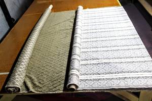 lot 6231 image: This Lot Contains (2) Heavy Rolls of Upholstery Fabric- Very Nice