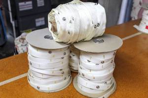 lot 6261 image: This Lot Contains (4) Rolls of Accordia Fold Tape Snaps 7 12 - 100 Yards