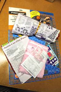 lot 6258 image: This Lot Contains Assortment of Sewing Kits, and Fiskars 3 Piece Quilting Set