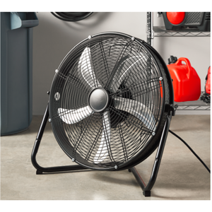 lot 86006 image: Mainstays 20 in High Velocity Drum Fan Wall Mount