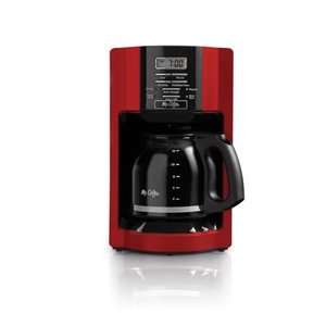 lot 86018 image: Mr. Coffee 12 Cup Automatic Drip Coffee Maker, Red