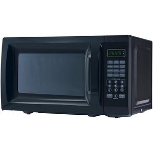 lot 86042 image: Mainstays 0.7 Cu. Ft. 700W Black Microwave with 10 Power Levels