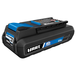lot 86062 image: HART 40-Volt 2.5Ah Battery Accessory, Lithium-Ion, On-Board Fuel Gauge