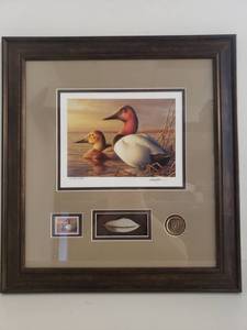 lot 86072 image: Ducks Unlimited Painting By Adam Grimm 2013