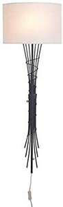 lot 86082 image: Kenroy Home Kenroy 32023BRZ Transitional One Light Wallchiere from Redding Collection in BronzeDark Finish