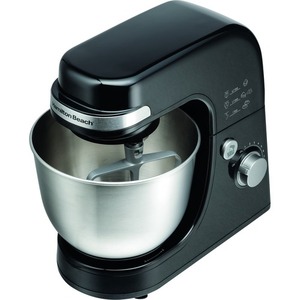 lot 86111 image: Hamilton Beach 4 Quart Stand Mixer- Black