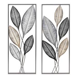 lot 86121 image: mMetallic Leaves Wall Decor Set Antique Gold - FirsTime & Co.
