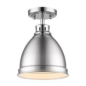 lot 86144 image: Golden Lighting 3602-FM Duncan 9in Wide Accent Light Ceiling Fixture