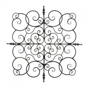 lot 86147 image: Suare Fleur-De-Lis Wall Plaque