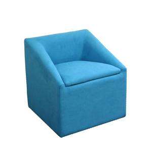 lot 86163 image: Ore International HB4429 Sky Blue Accent Chair with Storage, 20.75-Inch
