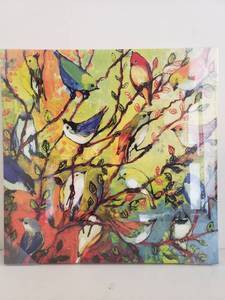 lot 86165 image: 24 in. x 24 in. Birds of a Feather Outdoor Canvas Art