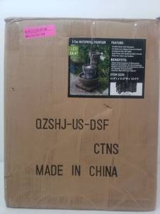 lot 86166 image: Outdoor Water Fountain with LED Lights