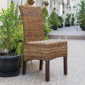 lot 86183 image: International Caravan Arizona Abaca Mahogany Dining Chair