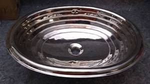 lot 81 image: Bates & Bates Nickel Silver Sink