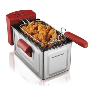 lot 110 image: Hamilton Beach 2-liter Professional Deep Fryer Model# 35326