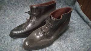 lot 527 image: Vintage Rubber Boots  Galoshes Size 8